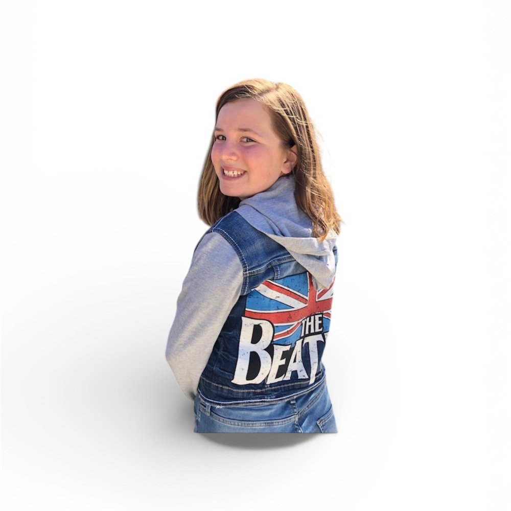 Kids The Beatles Denim Jacket with Hood